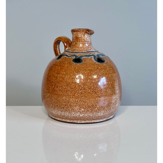 This high quality ceramic art jug vase was created by the renown German ceramic artist Helma Klett (1908-1996) around...