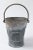 French Country Antique French Zinc Milk Bucket, Early 20th Century For Sale - Image 3 of 10