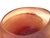 Art Studio Santa Fe Artisan Signed Burnt Orange Organic Shape Glass Bowl 7.5" For Sale In Reno/Lake Tahoe - Image 6 of 9