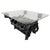 A striking fusion of automotive engineering and contemporary furniture design, this sculptural coffee table has been...
