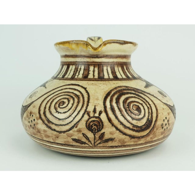 Ceramic Mid-Century Italian Ceramic Vase Jug from Vitali, 1970s For Sale - Image 7 of 9