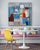 Abstract Modern Multicolored Geometric Color Block Canvas - Original Acrylic Art For Sale - Image 3 of 9