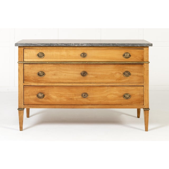 Antique French Cherrywood Commode, 1700s For Sale - Image 11 of 11