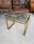 Art Deco French Brass and Glass Nesting Tables, Set of 3 For Sale - Image 10 of 11
