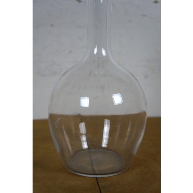 Baccarat Vintage Baccarat France Clear Crystal Wine Whiskey Liquor Decanter Bottle For Sale - Image 4 of 12