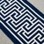 Schumacher Sample - Schumacher Labyrinth Tape in Navy For Sale - Image 4 of 4