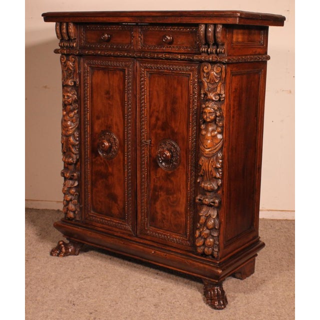17th Century Italian 2-Door Buffet For Sale - Image 13 of 15