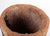 Antique Hand Carved Wood Mortar on Display Stand For Sale - Image 10 of 17