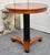 Ethan Allen Black Cherry Round Pedestal Accent Table Biedermeier Empire Style For Sale - Image 13 of 16