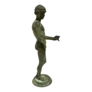 Grand Tour Bronze of Ephebe For Sale