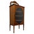 Antique English Mahogany Display Cabinet with Mirror, 1900s For Sale - Image 4 of 11