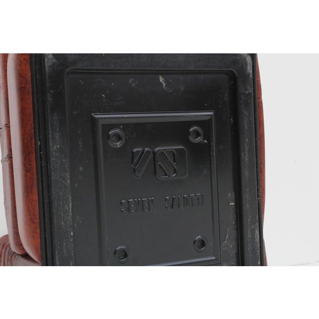 Vintage Seven Modular Sofa in Cognac Leather from Salotti, Italy, 1970s, Set of 5 For Sale - Image 6 of 14