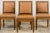French Late 19th Century French Louis XVI Style Dining Chairs in Tan Leather, Set of 6 For Sale - Image 3 of 18