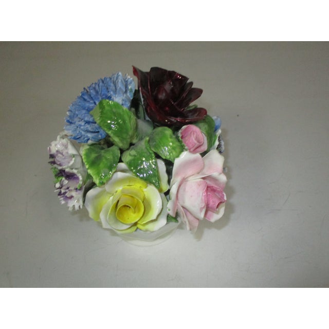1960s Bone China Staffordshire Floral Bouquet For Sale - Image 6 of 7