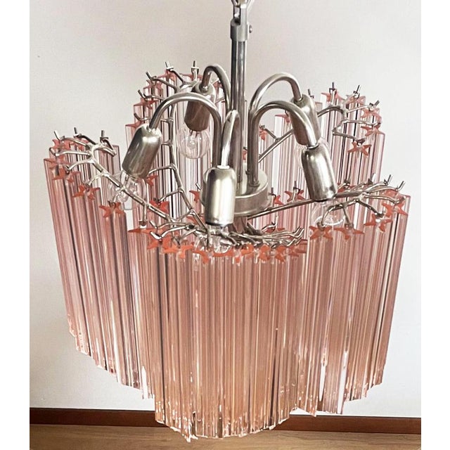 Murano Glass Chandeliers, 1990s, Set of 2 For Sale - Image 17 of 18