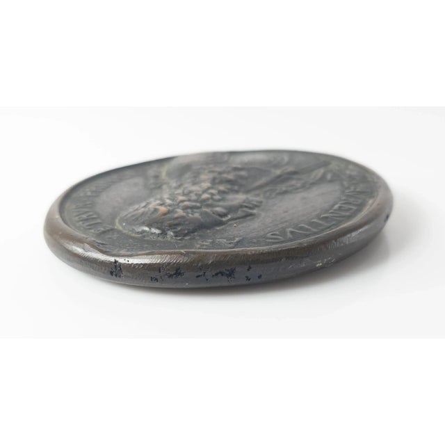 18th Century Italian Bronze Medal of Lorenzo Medici by Antonio Selvi For Sale In New York - Image 6 of 10