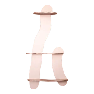Hard Round Aluminum Wall Shelf by Soft Baroque