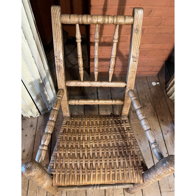 Late 19th Century Antique Irish Primitive Chair For Sale - Image 4 of 10
