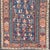Measures: 3'7 x 9'1. Antique Caucasian Gendje Runner Rug with Lattice Design in Blue and Red Tones. Keivan Woven Arts /...