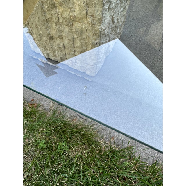 Modernist Tesselated Stone Table Set of 3 For Sale - Image 10 of 12