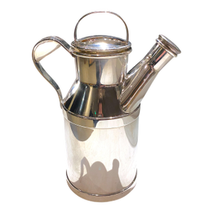 1950s Large Reed & Barton Silver Plated Cocktail Shaker 20th Century in the Form of a Milk Can