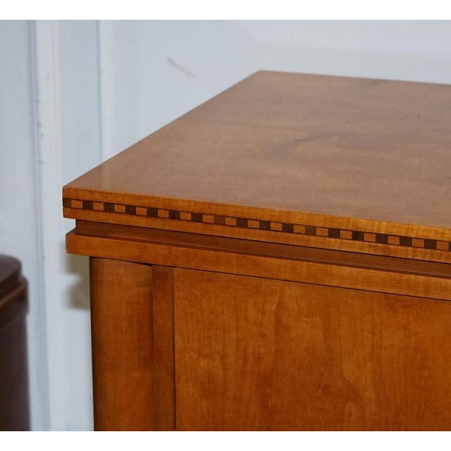 Biedermeier Style White Genesis Bank of Drawers from American Hickory For Sale - Image 5 of 18