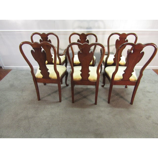 Pennsylvania House Set of Six Solid Cherry Dining Chairs For Sale - Image 9 of 10
