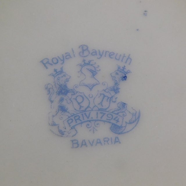 1960s 1960s Royal Bayreuth Green Cow Pitcher For Sale - Image 5 of 5