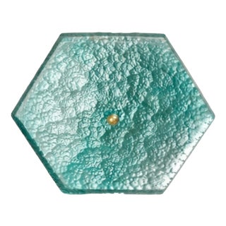 Hexagonal Murano Glass Wall Sconces, Set of 2 For Sale