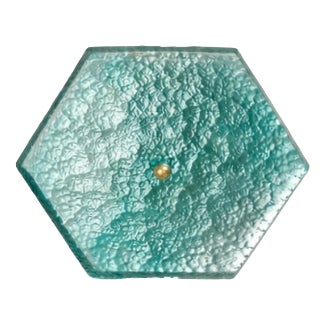 Hexagonal Murano Glass Wall Sconces, Set of 2 For Sale