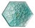 Hexagonal Murano Glass Wall Sconces, Set of 2 For Sale
