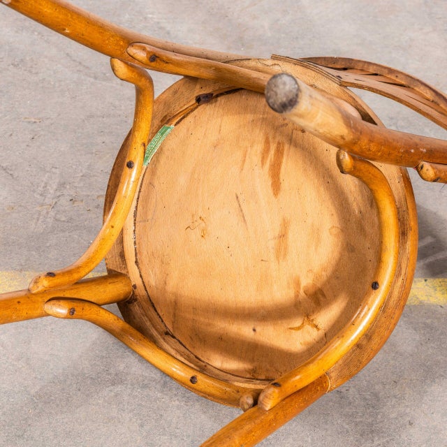 Vintage Bentwood Debrecen Blonde Dining Chairs, 1950s, Set of 2 For Sale - Image 9 of 11