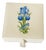 1960s Iris With Bird Embroidered Monticello Box For Sale
