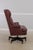 1980s Hancock & Moore Leather Executive Desk Chair For Sale - Image 5 of 15