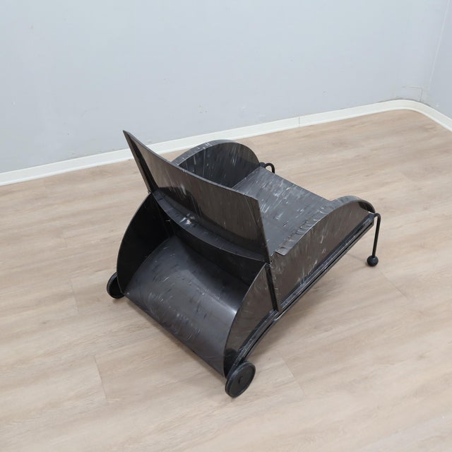 Vintage Armchair with Double Cover by Anna Castelli Ferrieri for Kartell, 1980s For Sale - Image 12 of 17