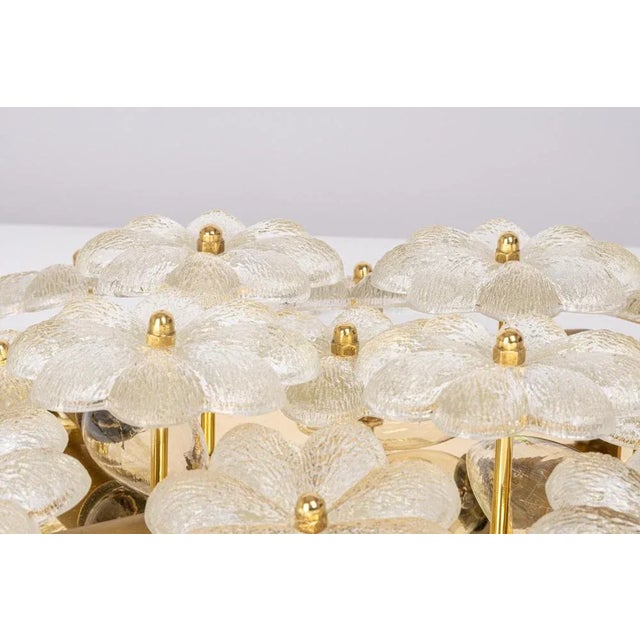 Petite Glass Flower Wall Light from E. Palme, Germany For Sale - Image 8 of 15