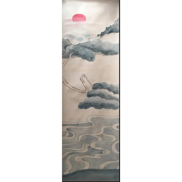 Crane in Still Waters Bring a sense of calm, elegance and timeless artistry to an interior with this exquisite set of...