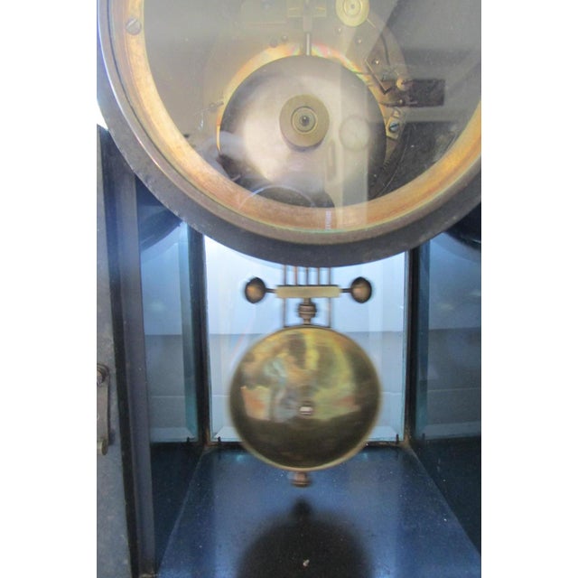 Napoleon III Mantelpiece Set of Clock and Cassolettes, Set of 3 For Sale - Image 4 of 13