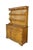 Vintage Early American Colonial Revival farmhouse drybar buffet with hutch produced by the Nathan Hale Furniture Company....