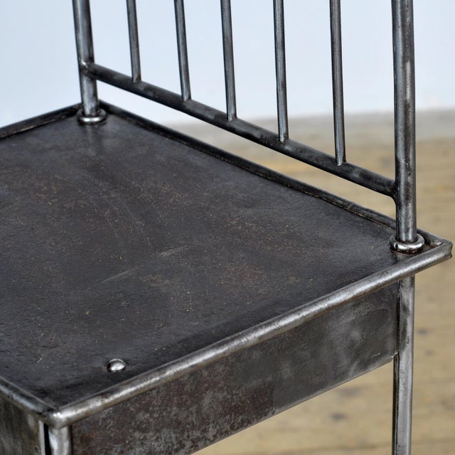 Metal Iron Hospital Nightstand, 1910s For Sale - Image 7 of 10