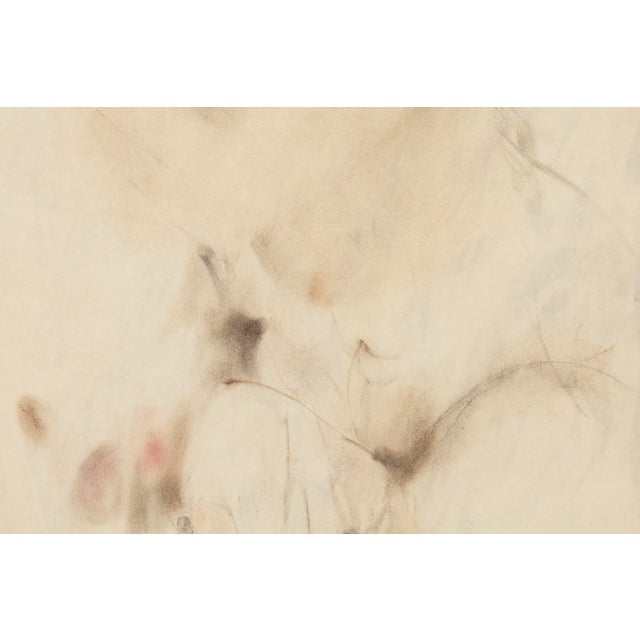 Richard Jerzy - Untitled (Female Nude) Signed Watercolor on Paper Framed For Sale - Image 4 of 7