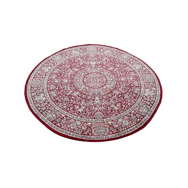 Discover the captivating appeal of the 8' Round Trabiz Style Area Rug, a unique accent that adds classic style to your...