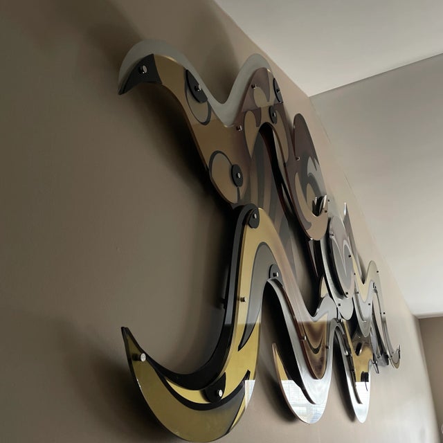 Contemporary Shlomi Haziza H Studio Abstract Art Earth Tones Contemporary Modern Vision Wall Sculpture For Sale - Image 3 of 11