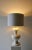 1960s Large Mid-Century American Table Lamp in White For Sale - Image 5 of 6