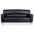 Black Leather Madison Two-Seater Sofa with Aluminum Legs from Poltrona Frau For Sale - Image 10 of 10