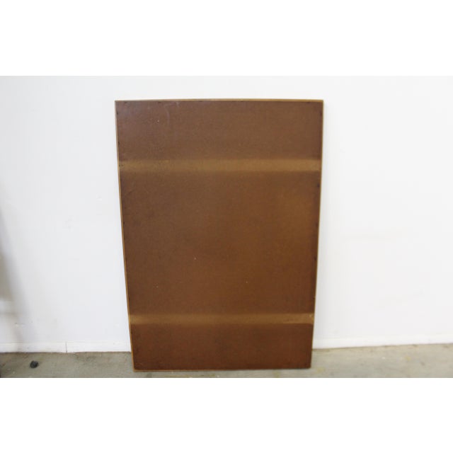 Mid-Century Modern Heywood Wakefield Champagne Mirror For Sale - Image 10 of 13