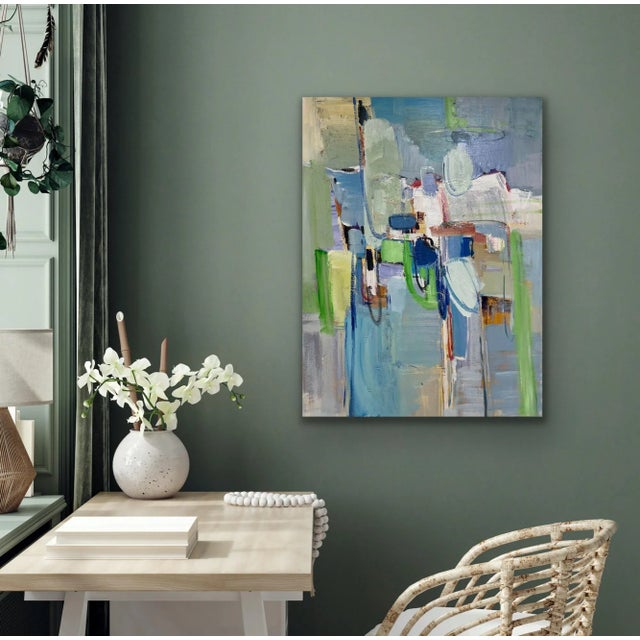 Contemporary Abstract Original Oil Painting For Sale - Image 10 of 12