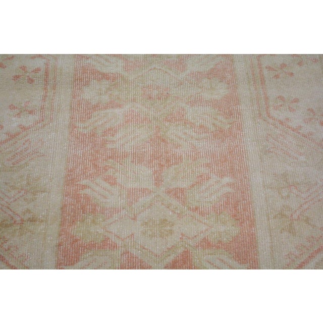 1950s Vintage Turkish Anatolian Hand Knotted Wool Rug, 2'5''x6'7'' For Sale - Image 5 of 5