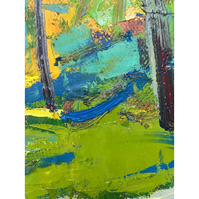 Impressionistic Landscape Original Oil Painting For Sale - Image 12 of 12