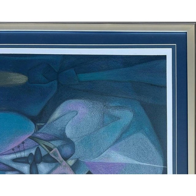 Cuban Artist Rafael Soriano Signed Abstract Serigraph #93/150 Offered for sale is an original abstract serigraph by the...